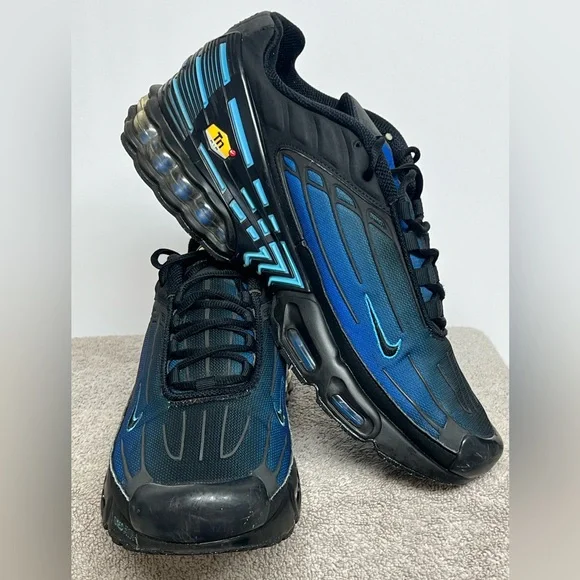 Nike Air Max Plus 3 III TN Tuned "Black Blue Gradient" (DZ4508-001) SIZE 13 - Picture 3 of 8